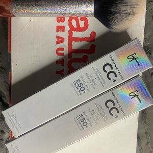 IT cosmetics CC+ full coverage cream + anti aging broad spectrum 50 SPF MEDIUMx2